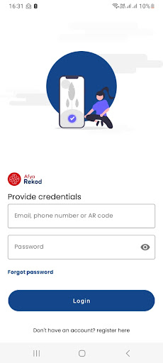 Screenshot of Myrekod (Own Your Health)