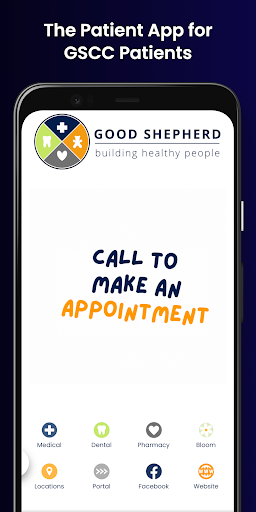Android application Good Shepherd Community Clinic screenshort