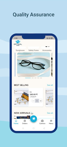 OpticalWorld-B2B Ecommerce App Screen 2