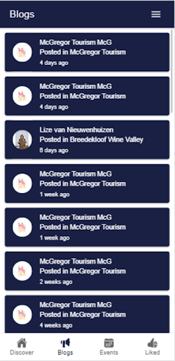 Cape Winelands Tourism Screen 2