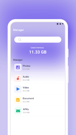 Android application File Mingle Classify screenshort