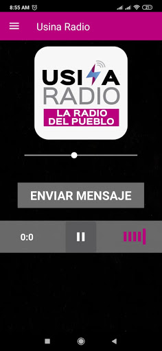 Android application Usina Radio screenshort
