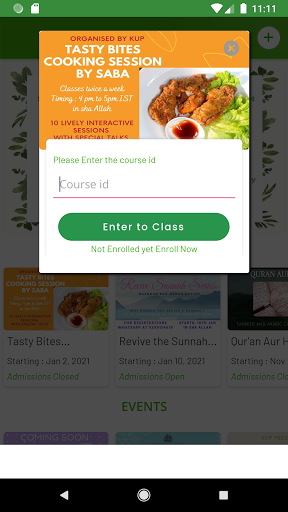 kup academy Screen 2