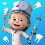 Cover Image of 下载 Masha and the Bear: Dentist  APK