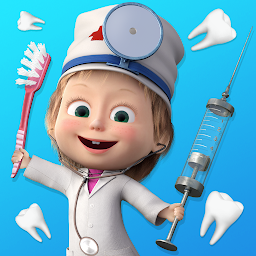 「マシャとクマ：歯科医」のアイコン画像