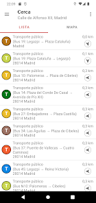 Screenshot 1 Transporte público android