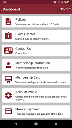 Georgia Farm Bureau Screen 2
