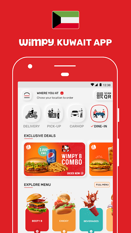 Wimpy Kuwait - Order burgers - 2.4.3 - (Android)