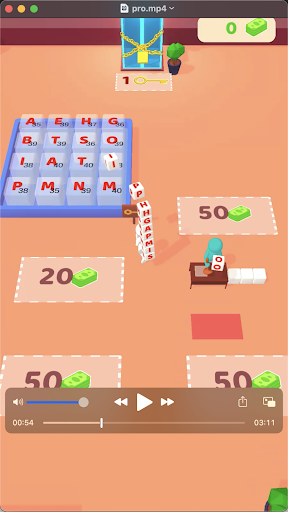 Android application Word Harvest screenshort