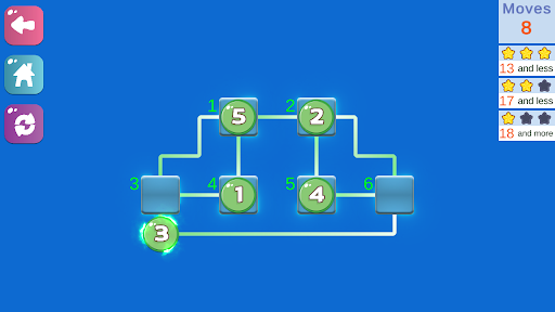 Einstein Castling. Numbers. Screen 2