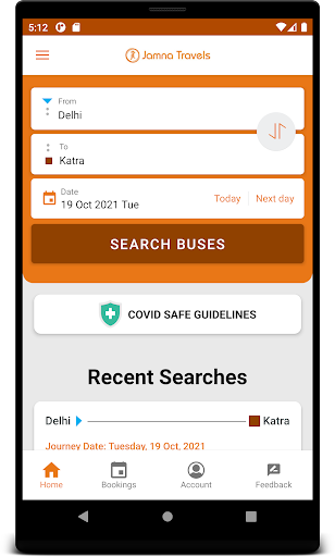 Jamna Travels Delhi Screen 2