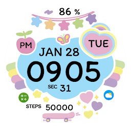图标图片“NW099: DIgital watch face”