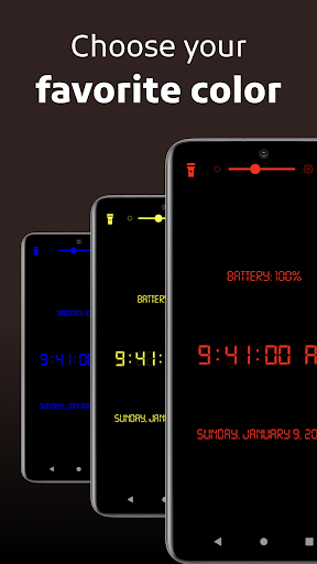 Digital Night Clock — Standby Screenshot 3 - AppWisp.com