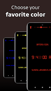 Digital Clock: Nightstand Mode