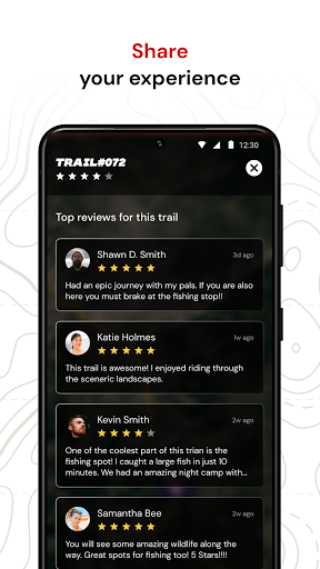Trailz Off-Road ATV Map & Nav Screen 2