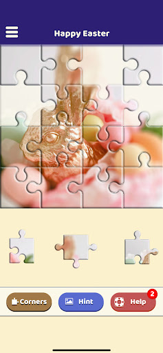 Happy Easter Puzzle Screen 2