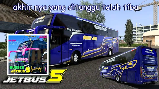 Livery Bussid jetbus 5 mod