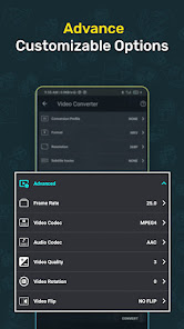 Captura de Pantalla 3 Convertidor video, Compresor android