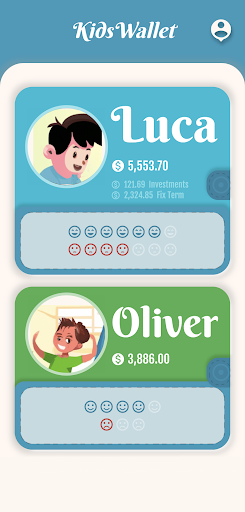Android application KidsWallet screenshort