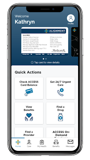 Alignment Health Plan Screen 2