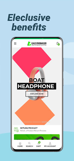 Android application Easybringer screenshort