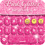 Pink Glitter Keyboard  Icon