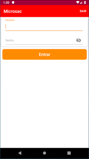Android application Microsac screenshort