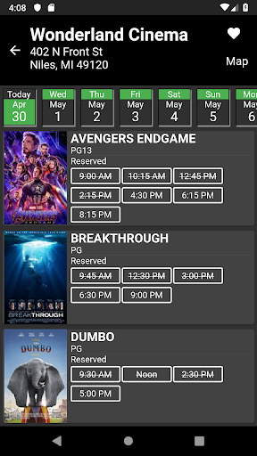 Android application Moore Theatres screenshort