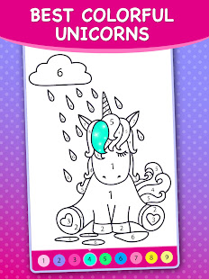 Unicorns Coloring By Numbers 3.4 APK screenshots 6