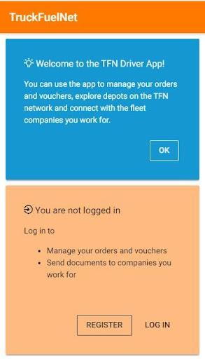 Android application TFN Driver screenshort