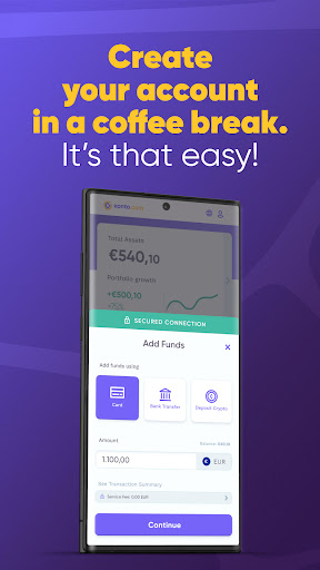 Konto.com: Crypto Exchange Screen 3