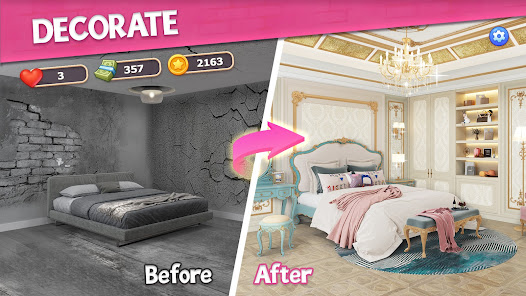Love Design-Home Makeover 0.1.2.485 APK + Мод (Unlimited money) за Android