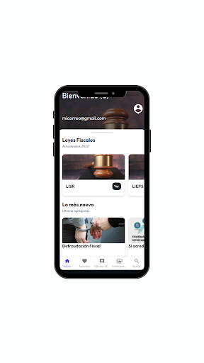 Android application Fiskus Library screenshort