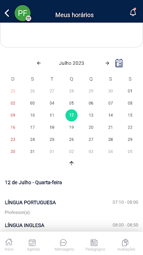 Escola Esperança Screen 3