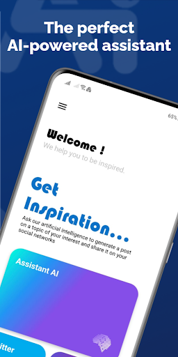 Android application Post Ai - Generate Posts screenshort