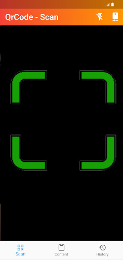 Android application QrCode screenshort
