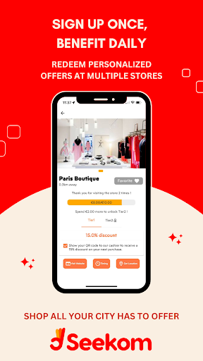 Android application Seekom for Business screenshort