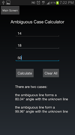 The Calculator App Screen 2