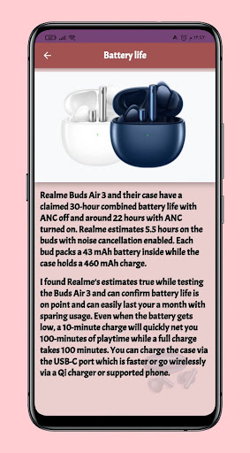 Realme Buds Air 3 Guide Screen 3