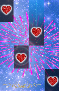 Glitter Piano Heart Tiles Sparkle Music Songsのおすすめ画像1