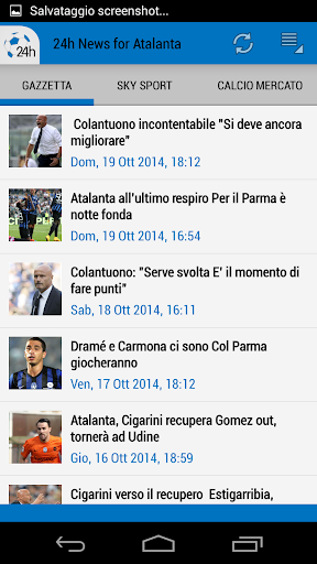 Atalanta 24h Screen 2
