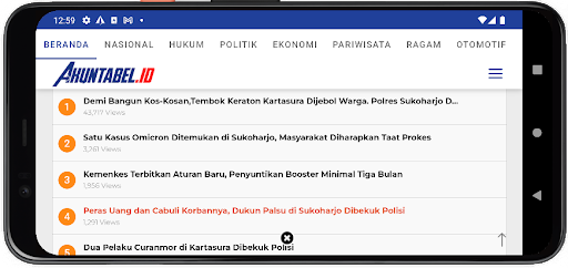 Akuntabel News Screen 2