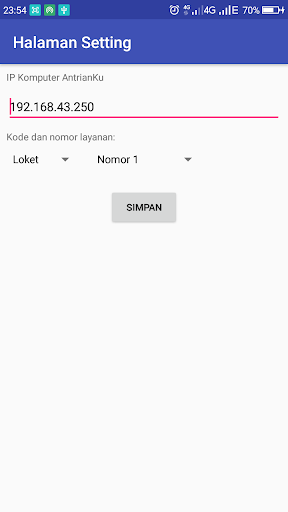AntrianKu Client Screen 2
