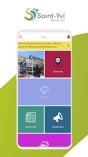 Android application Saint Yvi screenshort