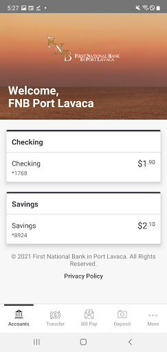 First National Bank in Port La Screen 2