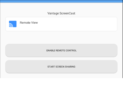Vantage Screen Sharing App Screen 3
