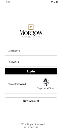 Android application Morrow Insurance Online screenshort