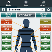 Body Measurements Diary - Muscle Growth / Fat Loss