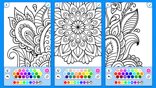 Mandala coloring book adults
