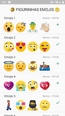 Figurinhas para Whatsapp Emojiのおすすめ画像4